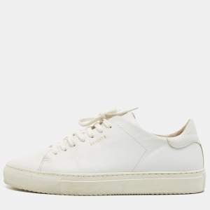 Axel Arigato White Leather Low Top Sneakers Size 39