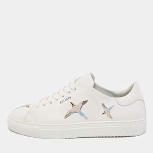 Axel Arigato White Leather Clean 90 Bee Bird Low Top Sneakers Size 39