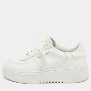Axel Arigato White Leather Orbit Sneakers Size 37