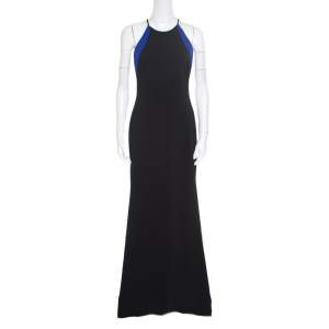 Badgley Mischka Collection Colorblock Sleeveless Evening Gown S