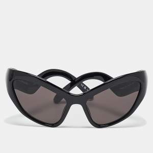 Balenciaga Black BB0319S Hamptons Cat-Eye Sunglasses