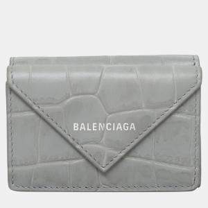 Pre Owned Balenciaga Papier Mini Folded Wallet