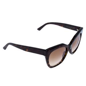 Pre Owned Balenciaga Dark Havana/ Brown Gradient BA 132 Square Sunglasses