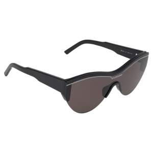 Pre Owned Balenciaga Black BB0004S Cat Eye Sunglasses