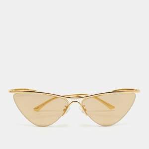 Pre Owned Balenciaga Yellow BB0093S Cat Eye Sunglasses