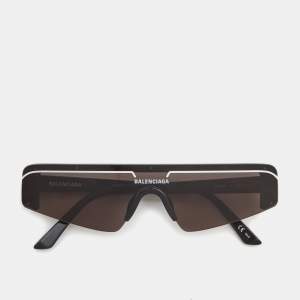 Balenciaga Black BB0003S Shield Sunglasses