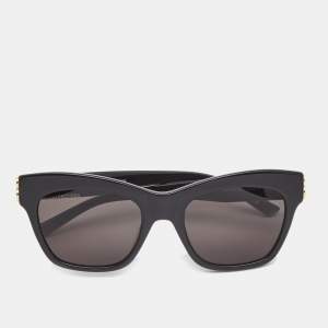 Balenciaga Black BB Logo Cat Eye Sunglasses