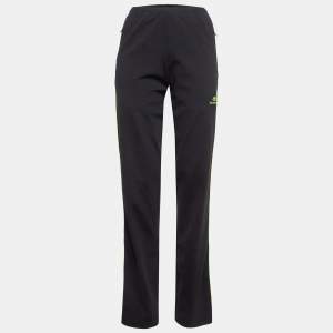 Balenciaga Black Contrast Trim Jersey Track Pants S