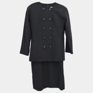 Balenciaga Black Setup Suit Jacket Long Sleeve Dress Size 11
