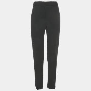 Balenciaga Black Crepe Tailored Trouser M 