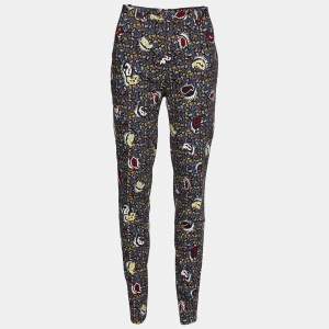 Pre Owned Balenciaga Multicolor Paisley Printed cotton Slim Fit Pants M
