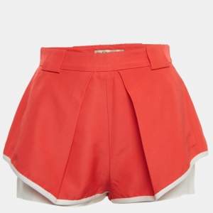 Balenciaga Pink Crepe High Waist Shorts S