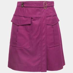 Balenciaga Pink Cotton Pocket Detail Skorts M