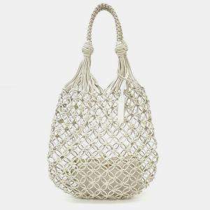 Miu Miu Woven Nappa Mash Bag