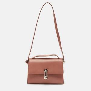 Balenciaga Old Rose Leather Trapeze Million Top Handle Bag