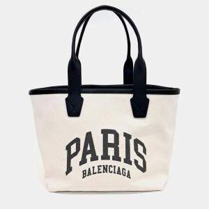 Balenciaga Beige Fabric Tote Bag