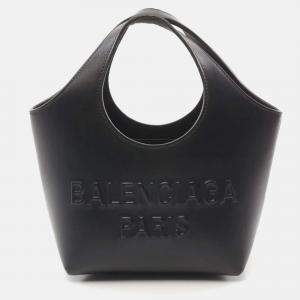 Balenciaga Mary Kate Xs Tote Bag Leather Black