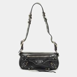 Balenciaga Black Leather XS Le Cagole Sling Bag