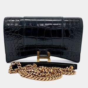 Pre Owned Balenciaga Hourglass Chain Bag