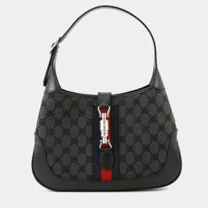 مملوكة مسبقًا Balenciaga The Hacker Project Jackie1961 Black Canvas Leather Size Small