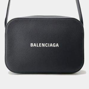 Pre Owned Balenciaga Everyday Camera Bag Black Leather Size S