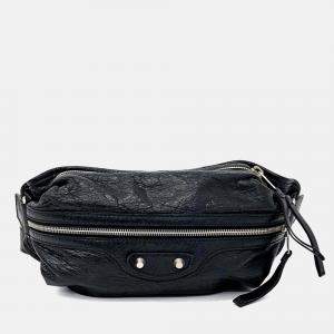 مملوكة مسبقًا حقيبة جسم بالنسياجا جلد أسود موتور