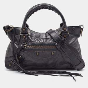Balenciaga Black Leather RH Classic First Tote