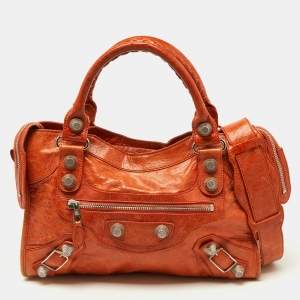 مملوكة مسبقًا Balenciaga Automne Leather GSH City Tote