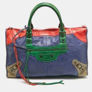 Balenciaga Multicolor Leather RH Work Tote