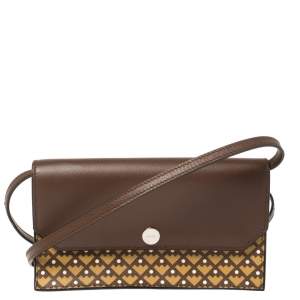 Bally Tri Color Coated Canvas Stafford Crossbody Bag