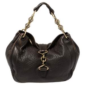 Bally Brown Leather Dasha Hobo