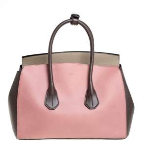 Bally Tri Color Leather Medium Sommet Satchel