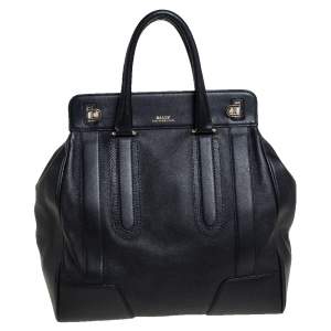 Bally Black Leather Satchel