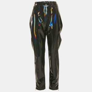 Balmain Black Iridescent Nylon Pants L