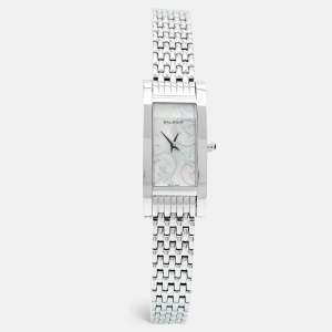 Balmain White Mother Of Pearl Stainless Steel Miss Balmain 2191 Women's Wristwatch 18 mm