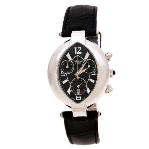 Balmain Black Stainless Steel Excessive Chronograph 5831 Women's Wristwatch 32 mm