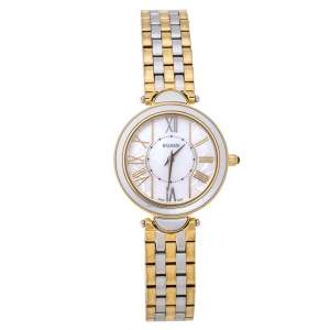 Pre Owned Balmain MOP Two-Tone Stainless Steel Haute Elegance 8072 Women's Wristwatch 27 mm