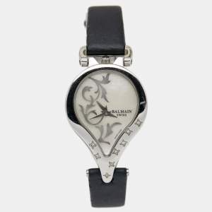 Balmain Mother of Pearl Stainless Steel Satin 3431 Women's Wristwatch 31 mm