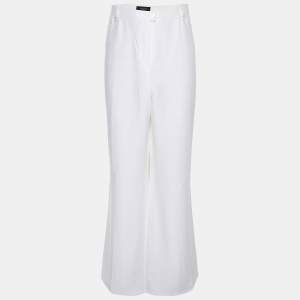 Pre Owned Basler White Linen Trousers XXXL