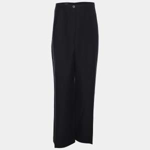 Pre Owned Basler Navy Blue Linen Trousers XXXL