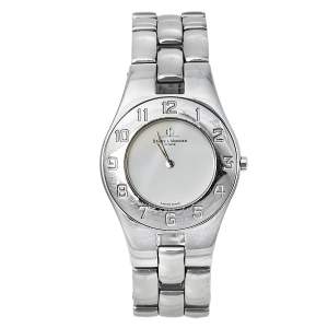 Baume & Mercier White Stainless Steel 5161 Linea Quartz Women's Wristwatch 30 MM
