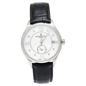 Bernhard H.Mayer Mother of Pearl Stainless Steel Muses Ladies Women's Wristwatch 36 mm