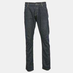 Pre Owned Boss By Hugo Boss Navy Blue Denim Delaware Slim Fit Jeans XXL Waist 38"