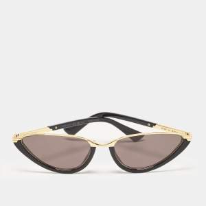 Bottega Veneta Black/Gold BV1346S Classic Cat Eye Sunglasses