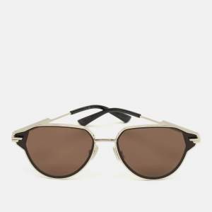 مملوكة مسبقًا Bottega Veneta Black/Silver Tone BV1271S Aviator Sunglasses