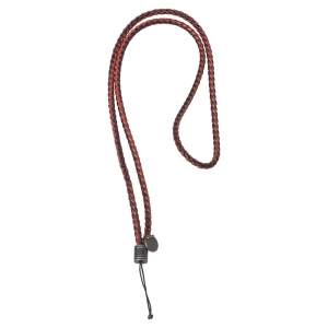 Bottega Veneta Brown/Cinnamon Intrecciato Leather Phone Strap
