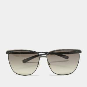 Bottega Veneta Black Gradient Frame BV 168/S Square Sunglasses