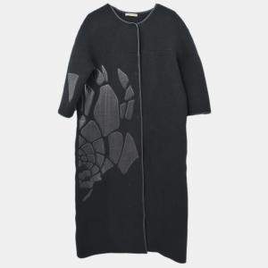 Pre Owned Bottega Veneta Collarless Coat Black #40