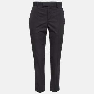 Bottega Veneta Black Cotton Trousers S