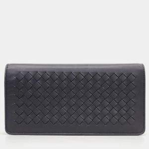 Bottega Veneta Black Leather Mesh Crossbody Bag